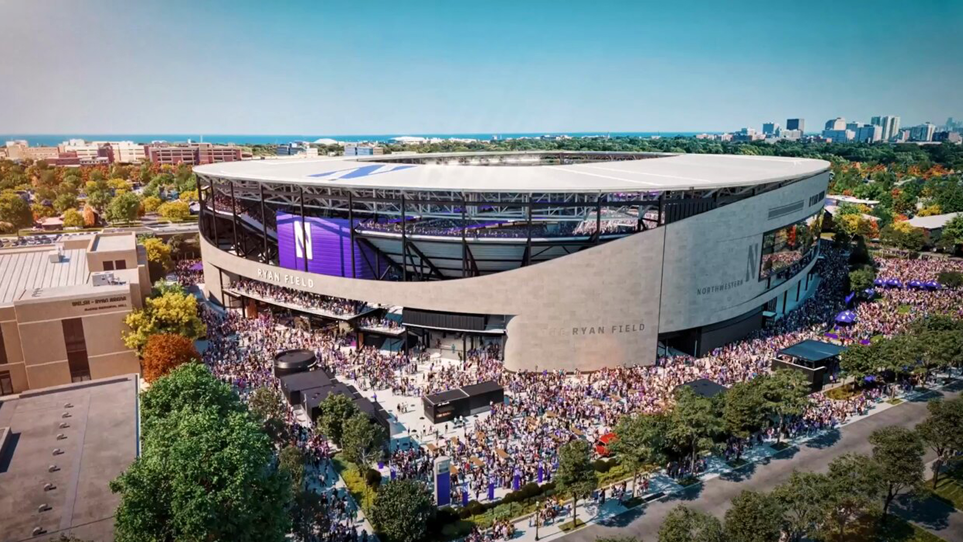 億萬富翁建造兩座總價值 40 億美元的新體育場，震撼 NFL 和大學橄欖球