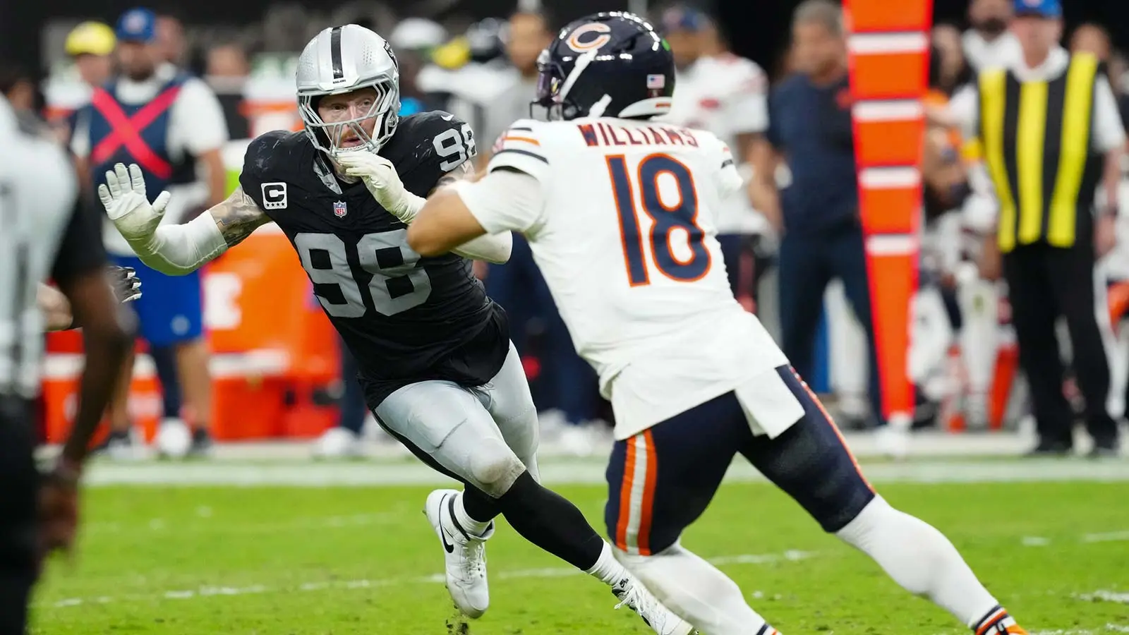 熊隊內部人士對可能的 Maxx Crosby 交易全力以赴