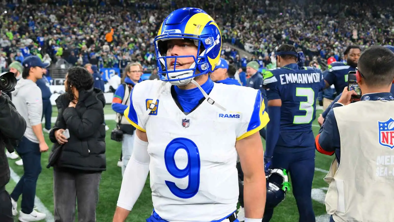 馬修·斯塔福德 (Matthew Stafford) 給庫珀·庫普 (Cooper Kupp) 的 NSFW 信息