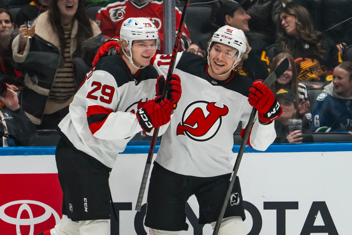 哈米納霍打進 NHL 首球，魔鬼隊 5-4 驚險擊敗加人隊