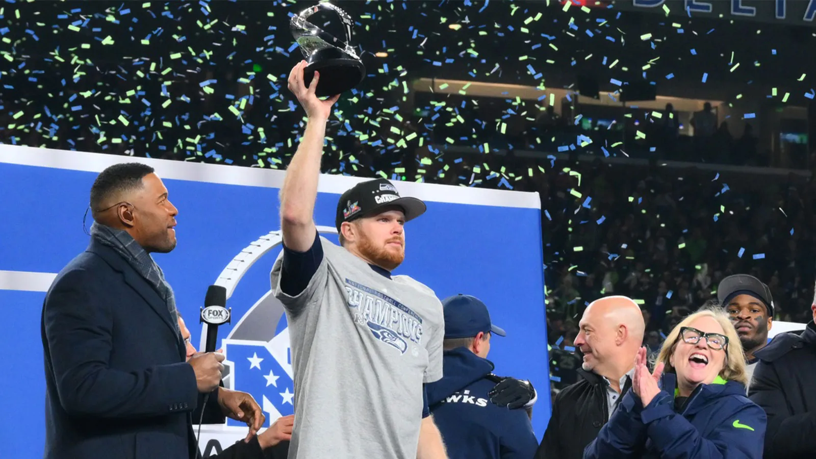 薩姆·達諾德 (Sam Darnold) 冰冷的 NFC 冠軍寶石創造了季后賽歷史