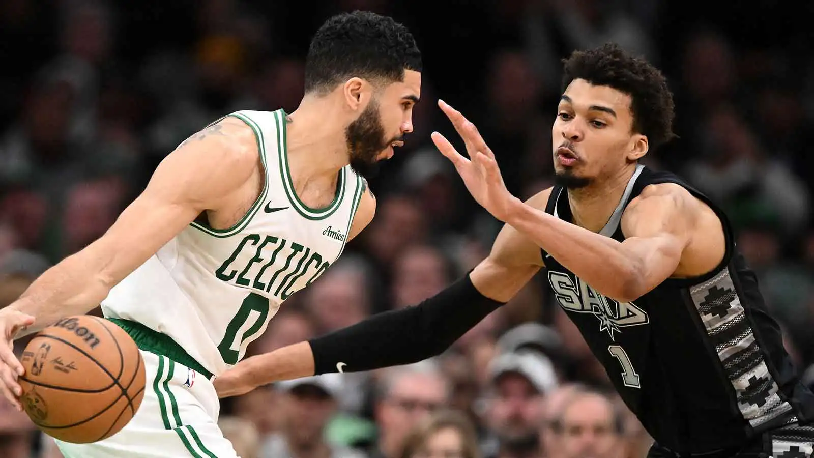 維克多·溫班亞馬 (Victor Wembanyama) 獲得傑森·塔圖姆 (Jayson Tatum) 的“荒謬”讚揚