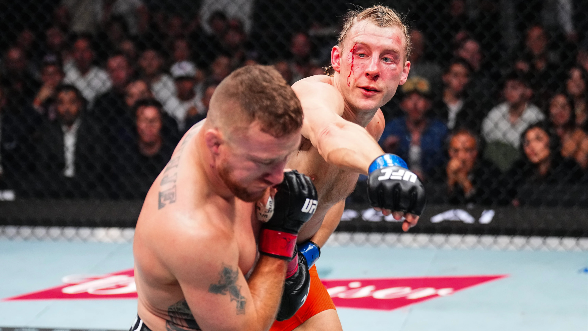 帕迪·平布利特 (Paddy Pimblett) 在 UFC 324 臨時冠軍爭奪戰中被淘汰後，輸給了賈斯汀·蓋瑟 (Justin Gaethje)