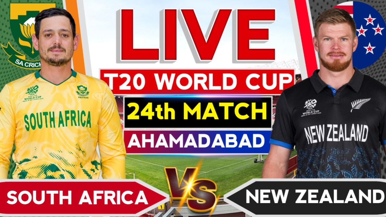 NZ vs SA Live Score: New Zealand vs South Africa T20 World Cup Live Cricket Score & Commentary