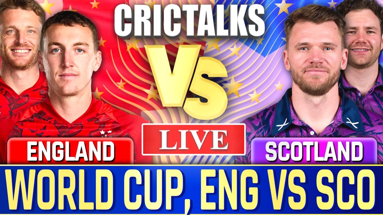 ENG vs SCO Live Score: T20 World Cup 2024, Cricket Live Scorecard & Commentary Today