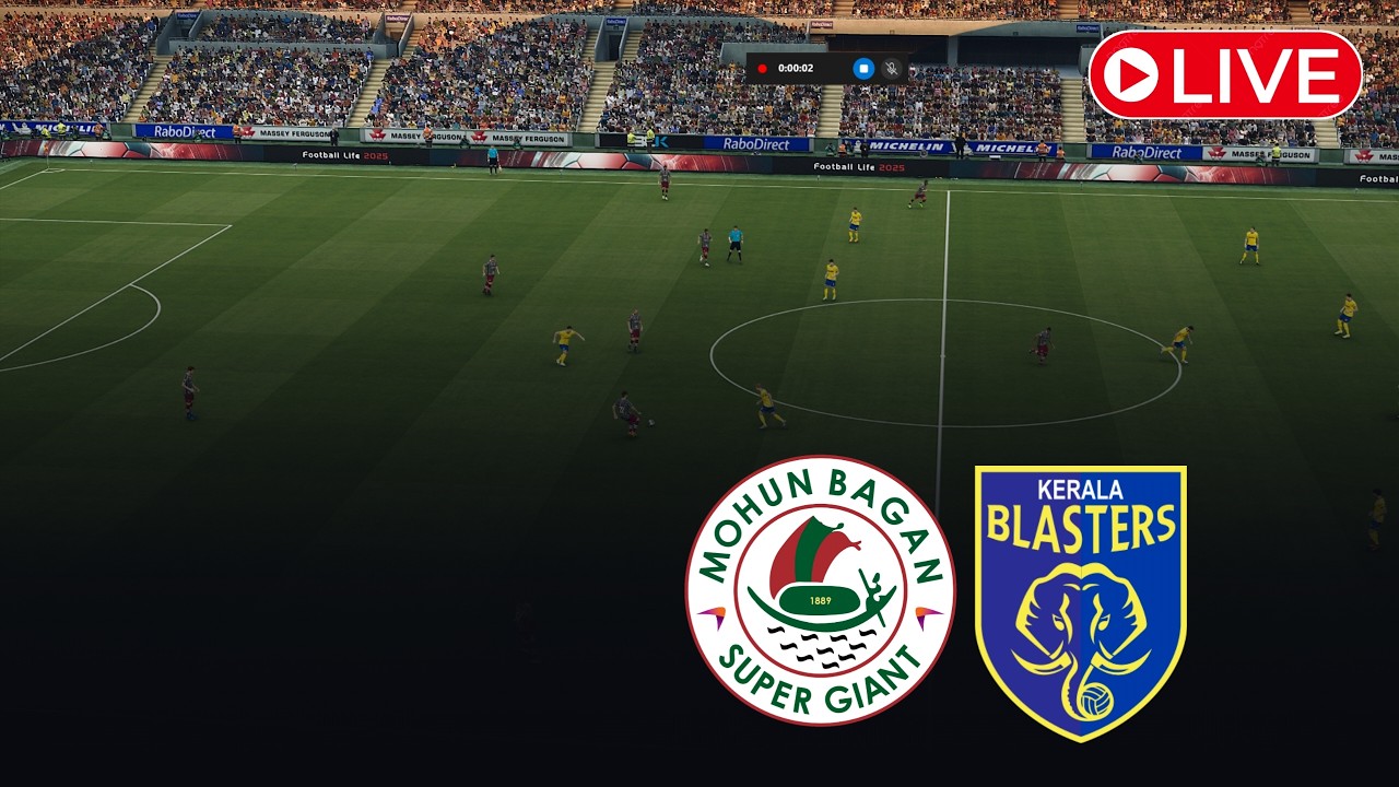 Mohun Bagan SG vs Kerala Blasters FC LIVE: ISL 2026 eFootball Gameplay | MBSG vs KBFC Live Stream