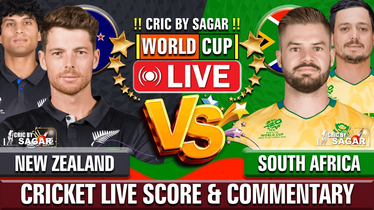 NZ vs SA Live Score: New Zealand vs South Africa Cricket Commentary & Updates