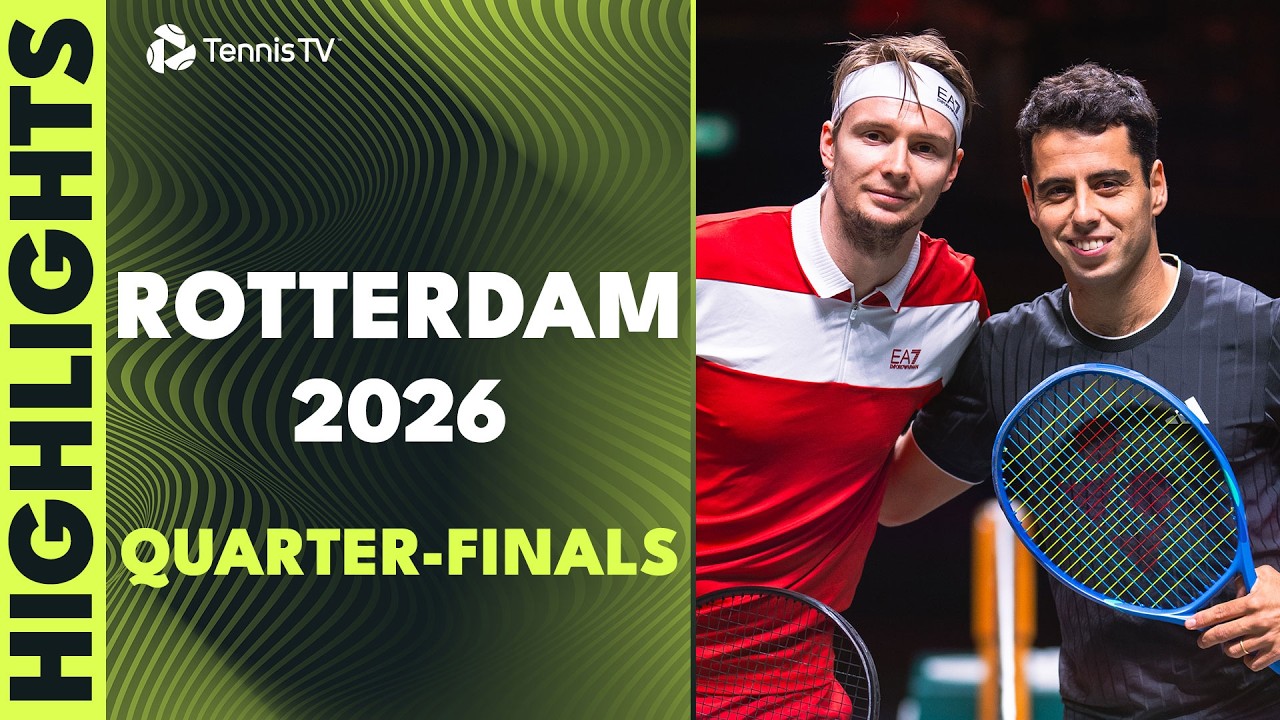 Rotterdam 2026 Highlights: Bublik vs Munar, De Minaur & Auger-Aliassime 🏏 Cricket-Style Intensity!