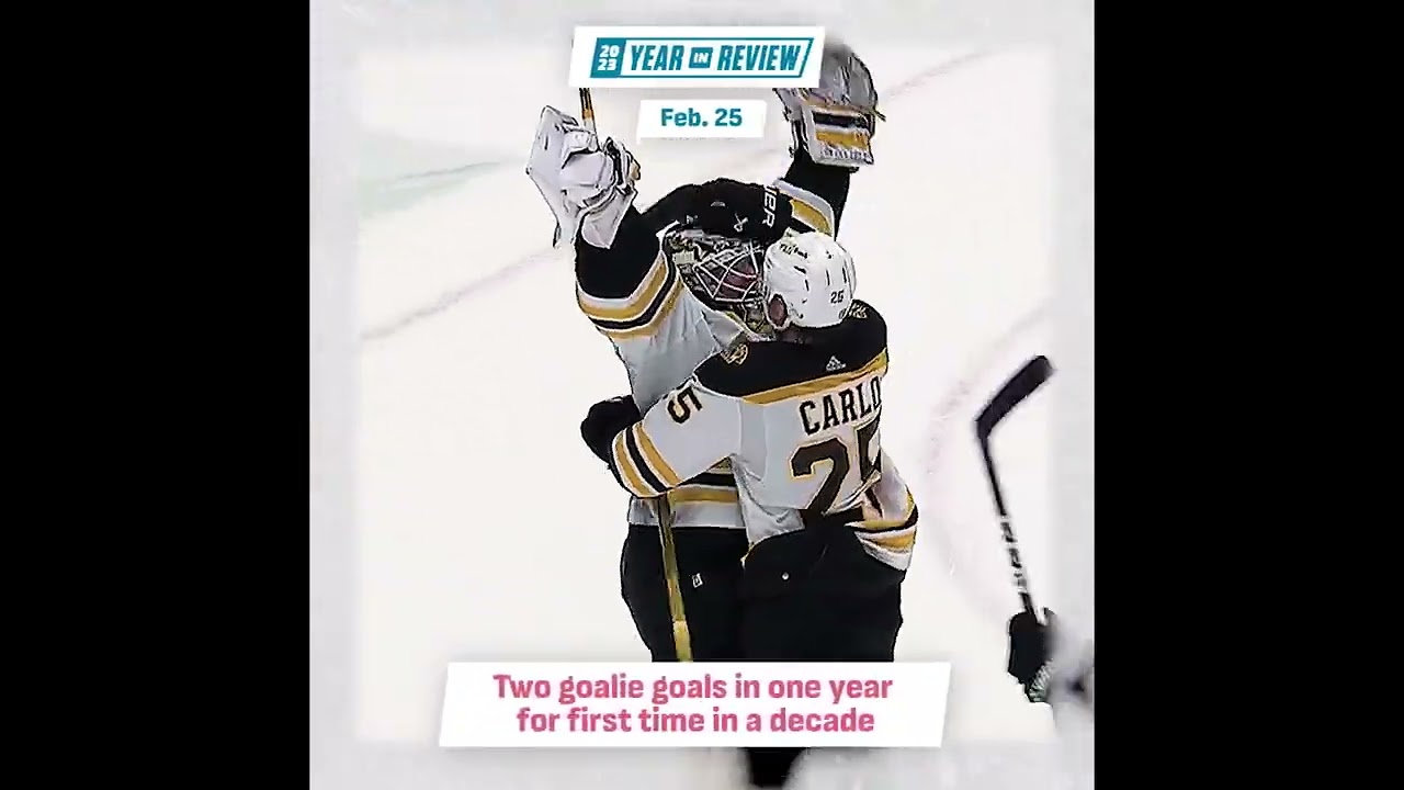 History Made! 2 Goalie Goals Scored in 2023 🤯