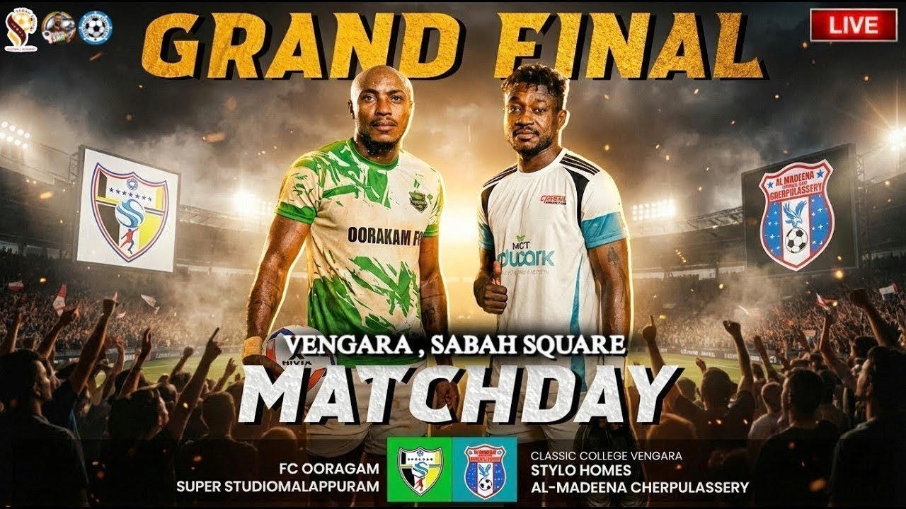 Vengara Grand Final LIVE: Super Studio Malappuram vs Al Madeena Cherpulassery | Sevens Football 2024