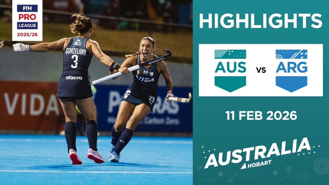 Australia vs Argentina Hockey Highlights: FIH Pro League 2026 (Women) – 11 Feb