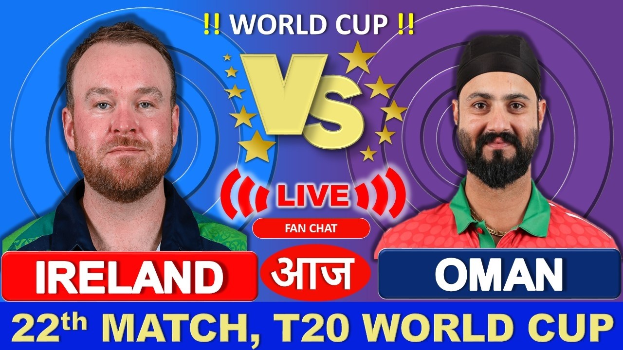 IRE vs OMN Live Score: Ireland vs Oman, T20 World Cup 2026 Today Match Commentary