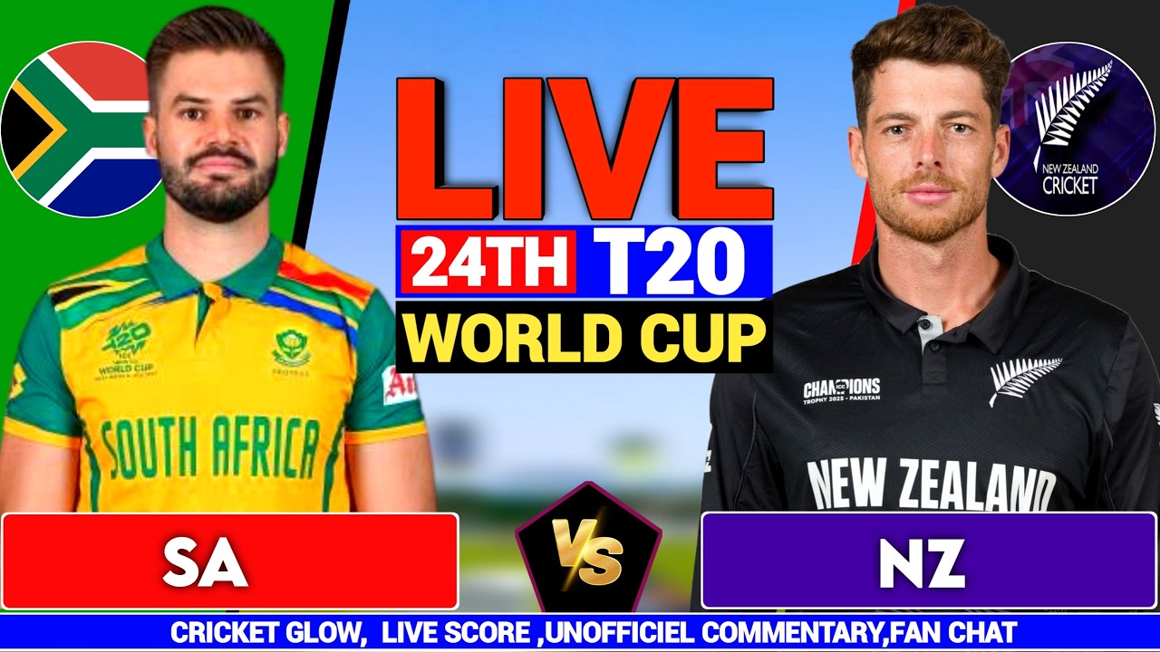 NZ vs SA Live Score: New Zealand vs South Africa, T20 World Cup 2024 Match 22 Commentary & Updates