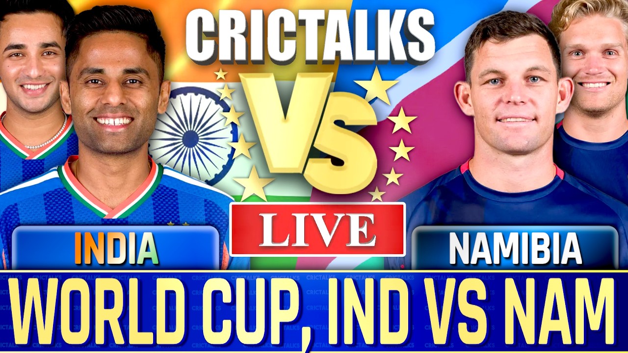 IND vs NAM Live Score: IND vs NAM T20 World Cup Live Cricket Score, Commentary & Updates