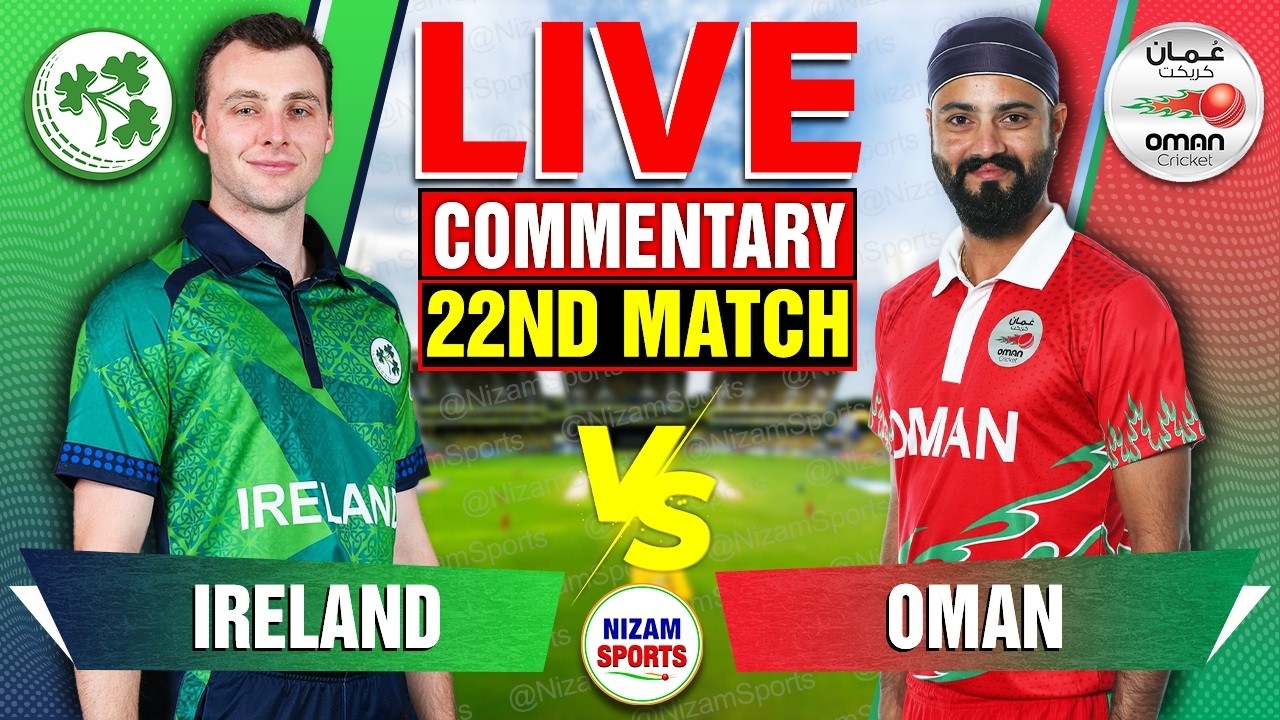 Ireland vs Oman Live Score: ICC T20 World Cup 2024, 22nd Match Commentary & Updates Live