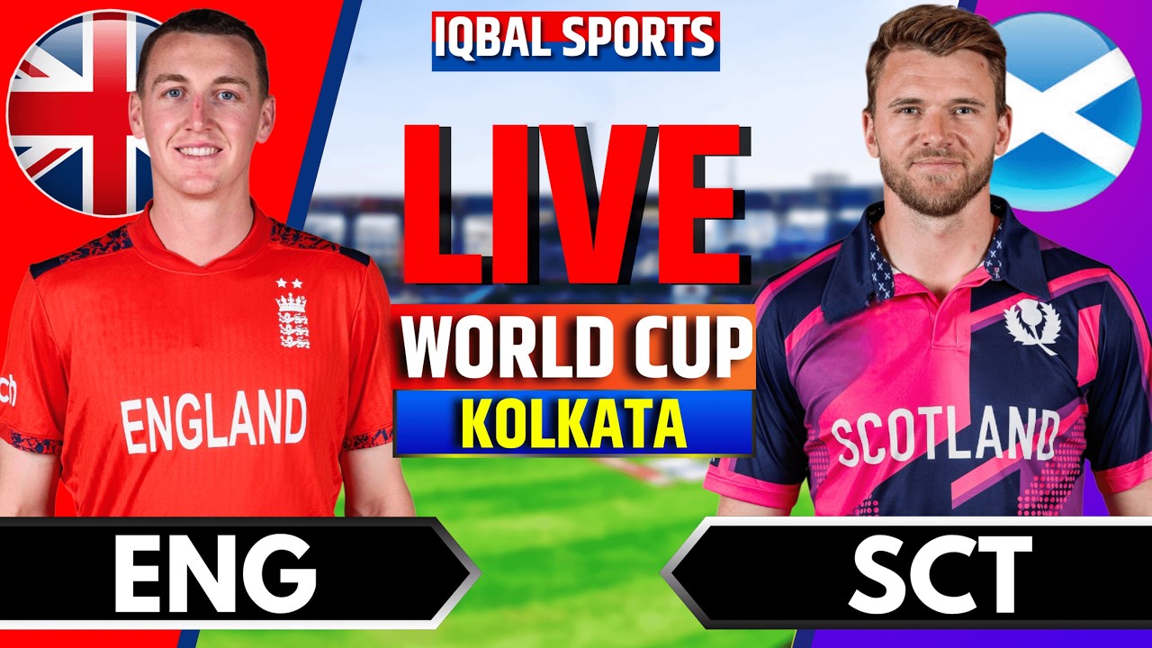 ENG vs SCO Live Score: England vs Scotland, T20 World Cup 2024 Commentary & Updates Live
