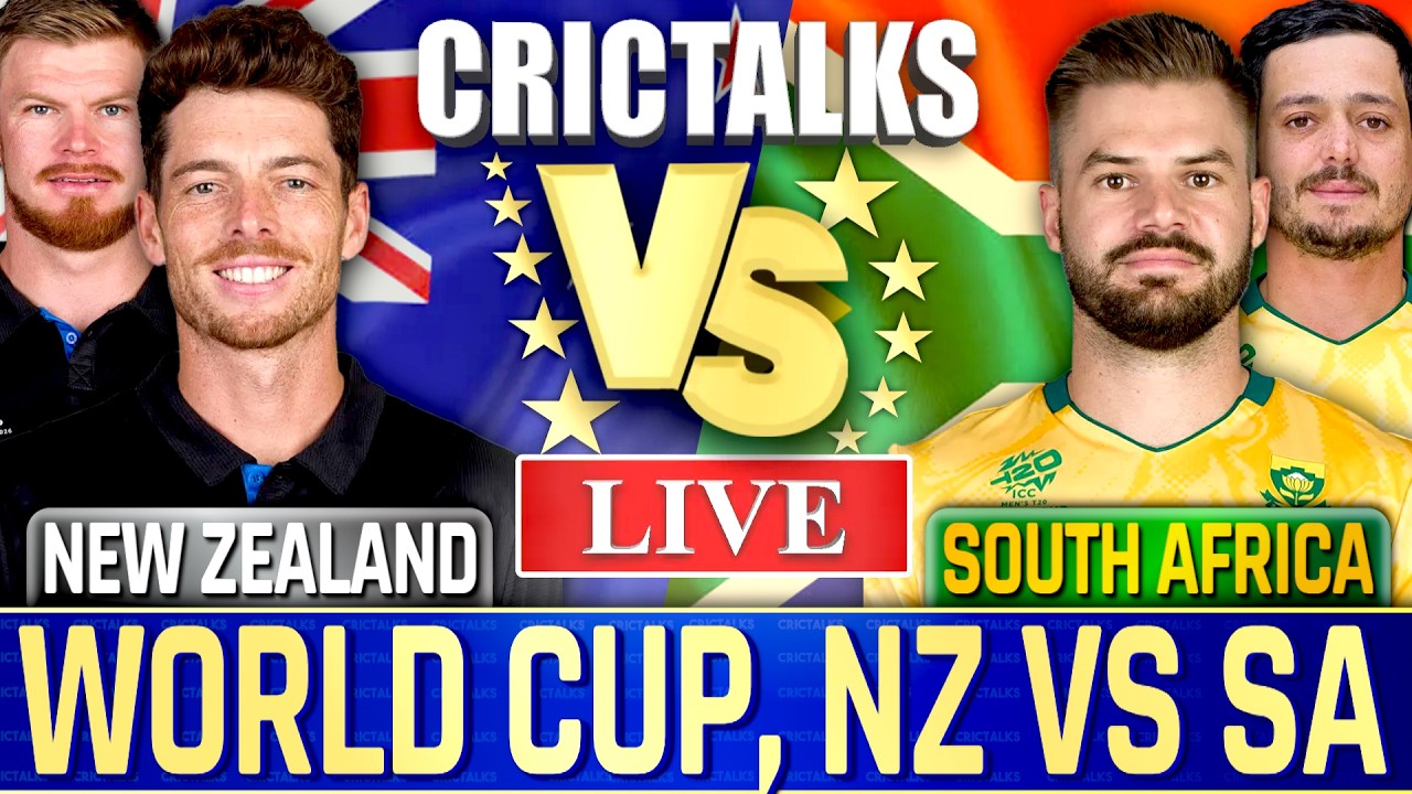 NZ vs SA Live Score: World Cup Cricket Commentary & Highlights Today