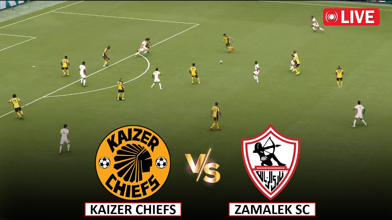 Kaizer Chiefs vs Zamalek LIVE: CAF Confederation Cup 2026 Full Match | eFootball PES 21 Gameplay