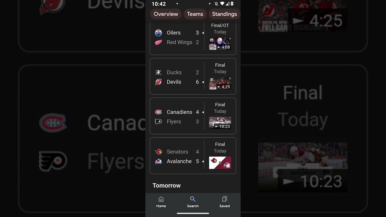 Yesterday’s NHL Results & Live Hockey Scores Today – National Hockey League