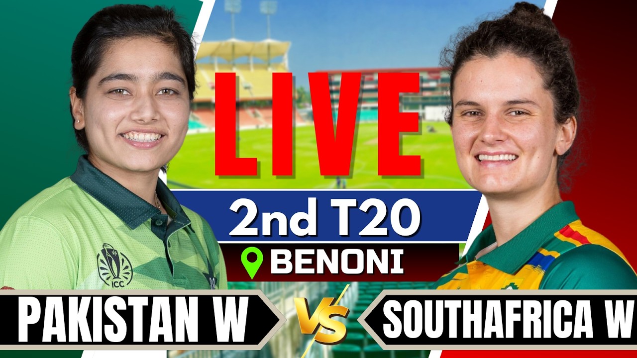 PAK-W vs SA-W 2nd T20 Live: Score Updates & Commentary | Pakistan vs South Africa Women Live Cricket Match Today