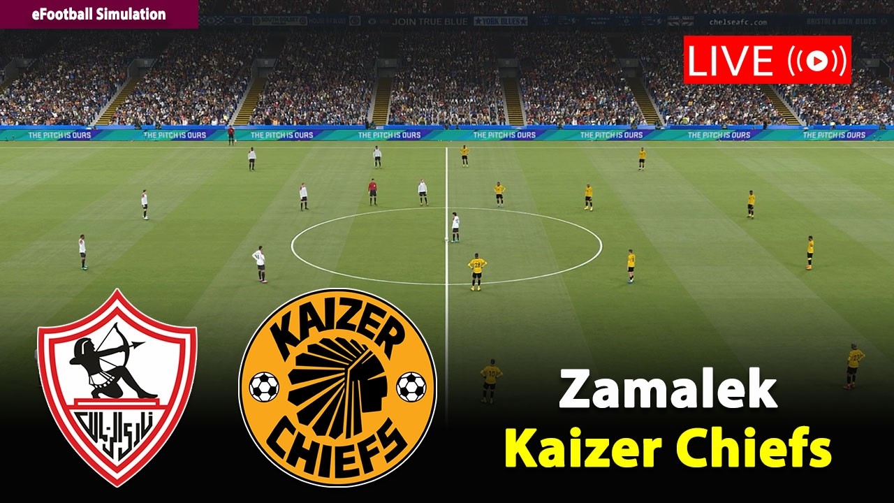 🔴Live: Zamalek vs Kaizer Chiefs | CAF Confederation Cup 2026 | PES 21 Gameplay Simulation