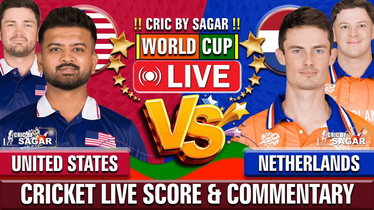 USA vs NED Live Score, T20 World Cup 2024: Commentary & Scorecard | USA vs Netherlands Live Score Tracking
