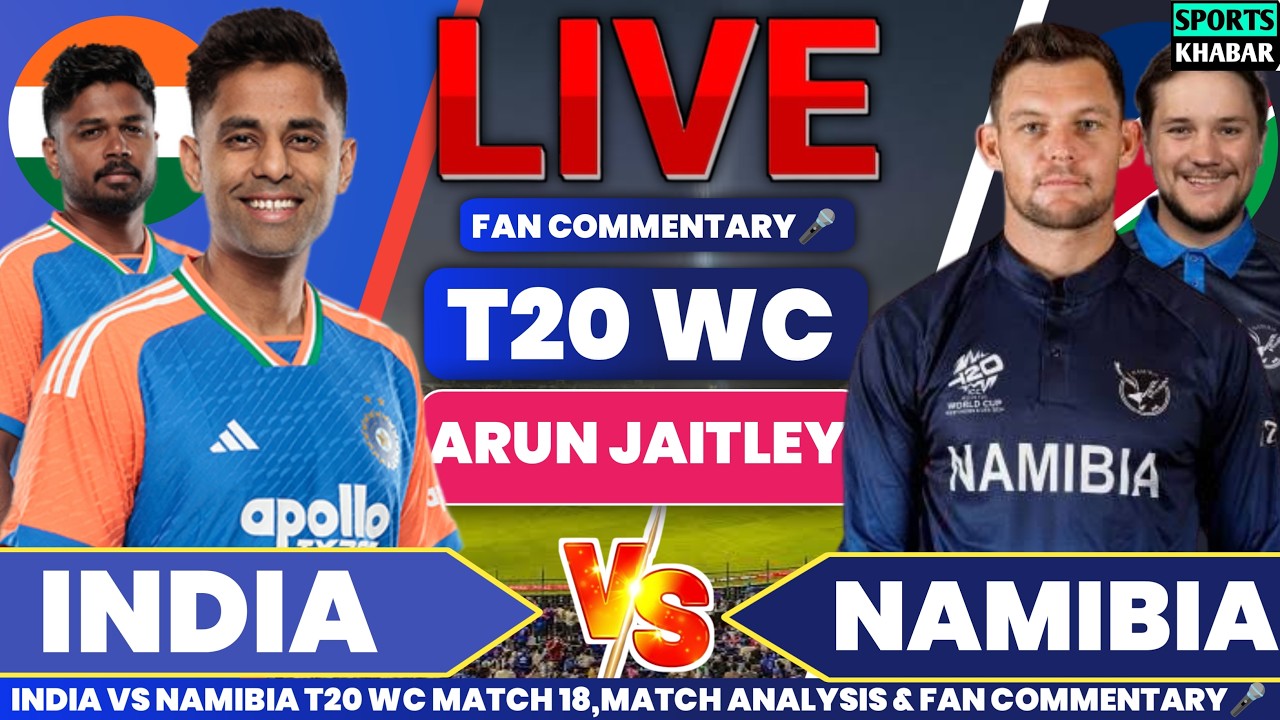 IND vs NAM Live Score: India vs Namibia T20 World Cup Match 18 Commentary & Updates