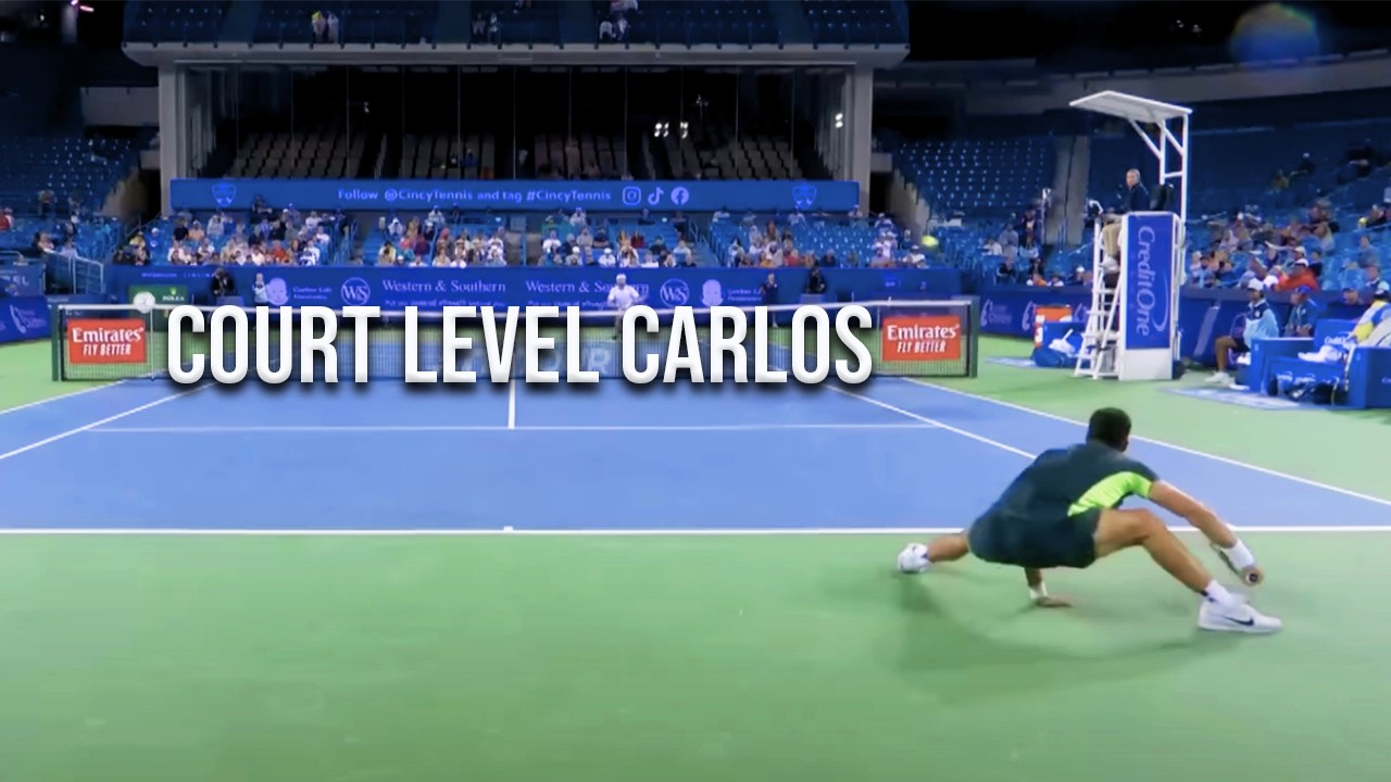Carlos Alcaraz Wins Hearts in India: Unbelievable Court Level View Points!