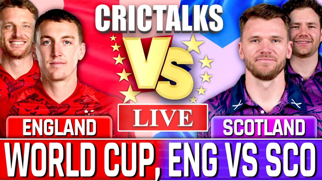 ENG vs SCO Live Score, T20 World Cup: England vs Scotland Live Cricket Match Today & Commentary