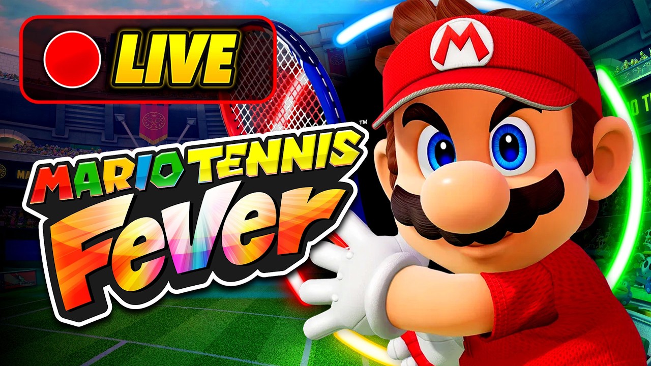 Mario Tennis Fever Live with Viewers! (Plus Mario Kart 8 Deluxe)