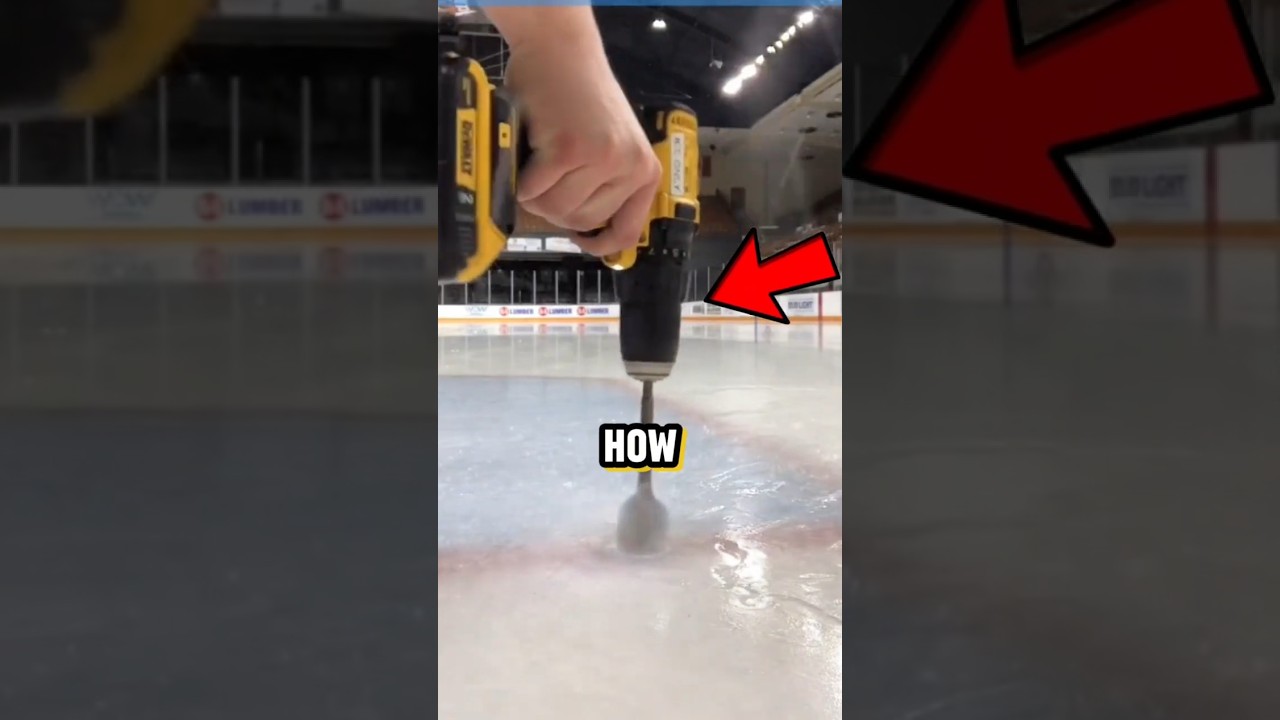 How Ice Hockey Stadiums are Built? ❄️🏟️ #shorts