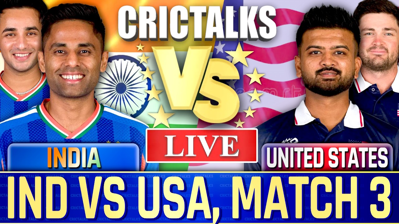 IND vs USA Live Score: T20 World Cup 2024, Match Scorecard & Commentary, India v United States Live