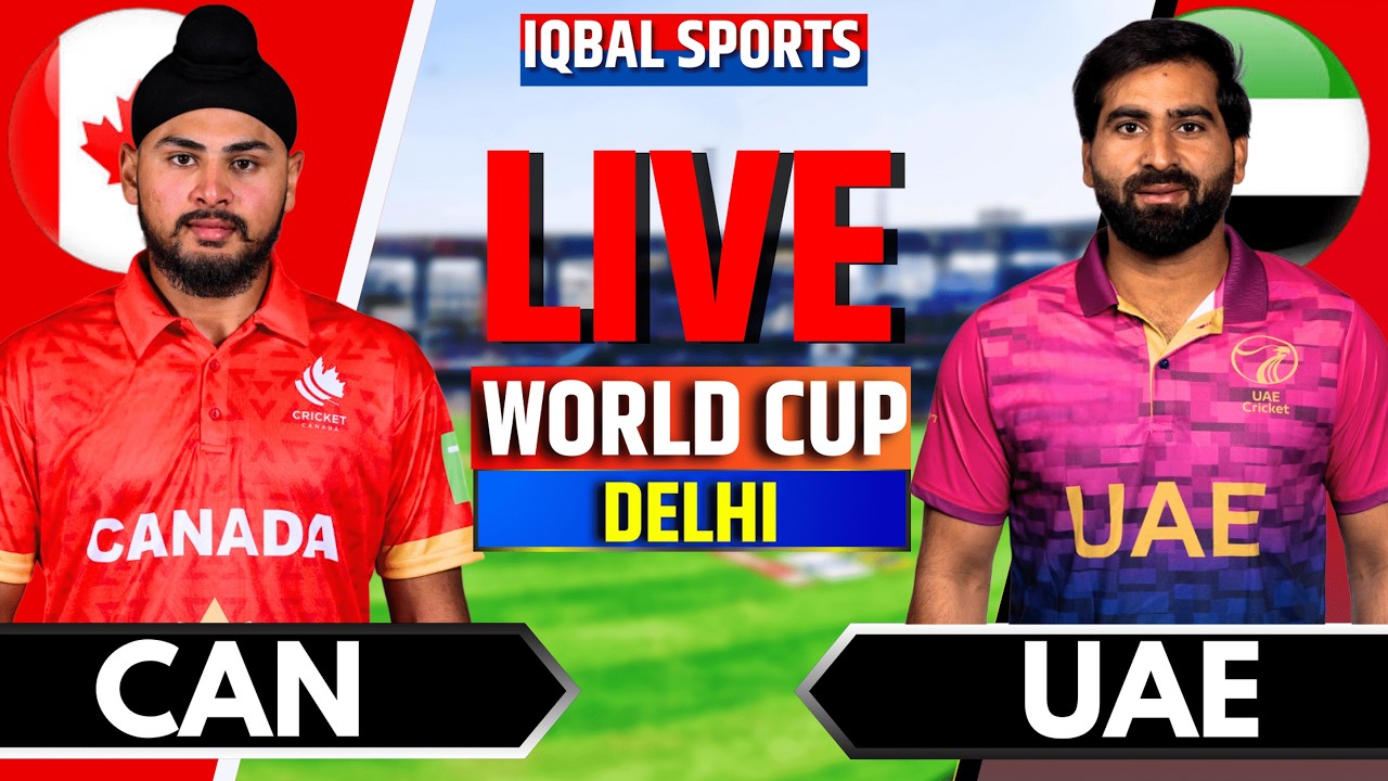 🔴Live: CAN vs UAE T20 Live Match Today | Canada vs UAE Live Score & Commentary | UAE vs CAN Live Scoreboard