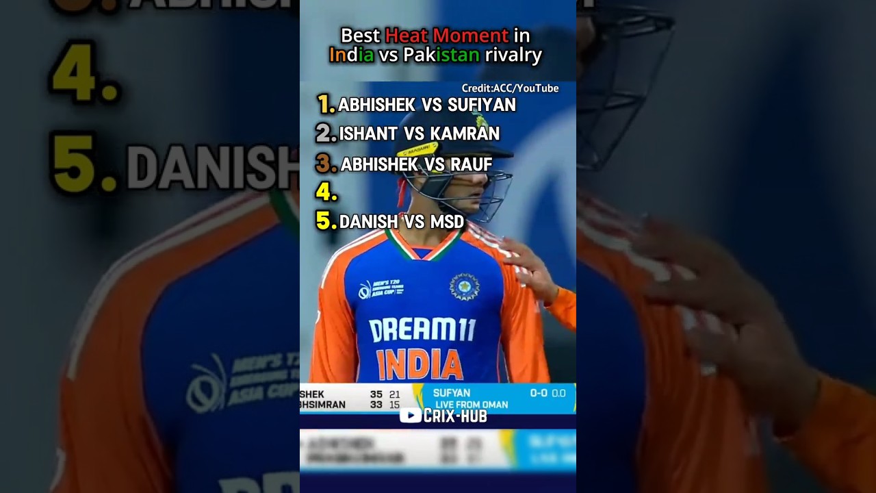 High-Voltage India vs Pakistan Fight Moments | Ind vs Pak Rivalry #shorts