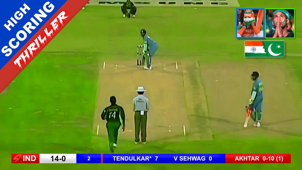 India vs Pakistan: The Greatest High-Scoring Thriller in Cricket History