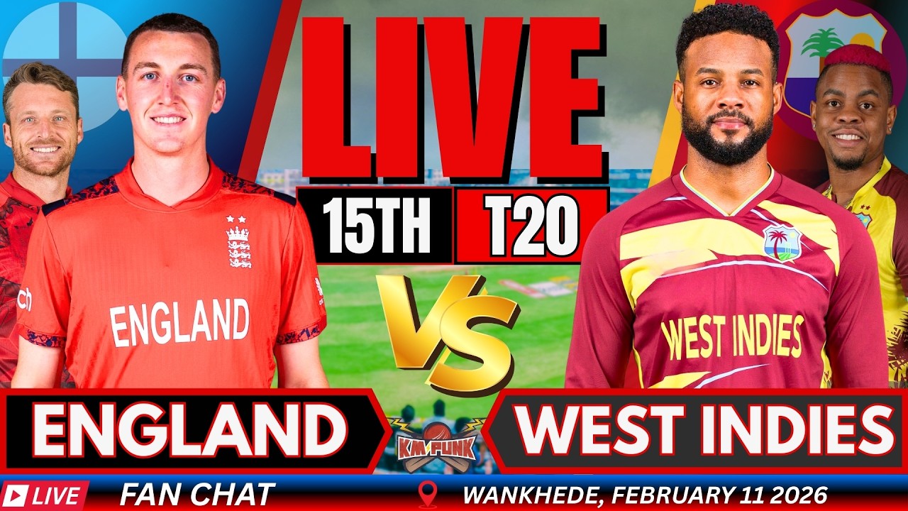 ENG vs WI Live Score: England vs West Indies T20 World Cup Match 15 Commentary & Updates