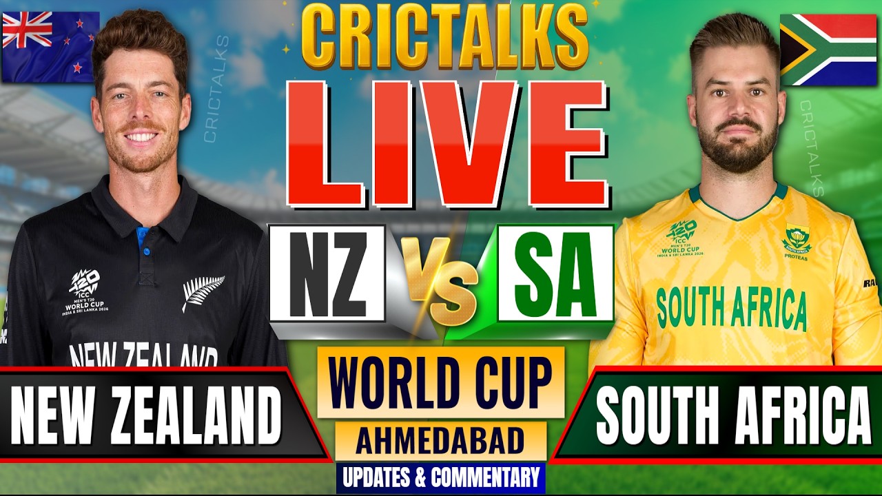NZ vs SA Live Score: New Zealand vs South Africa, World Cup 2023 Commentary & Updates