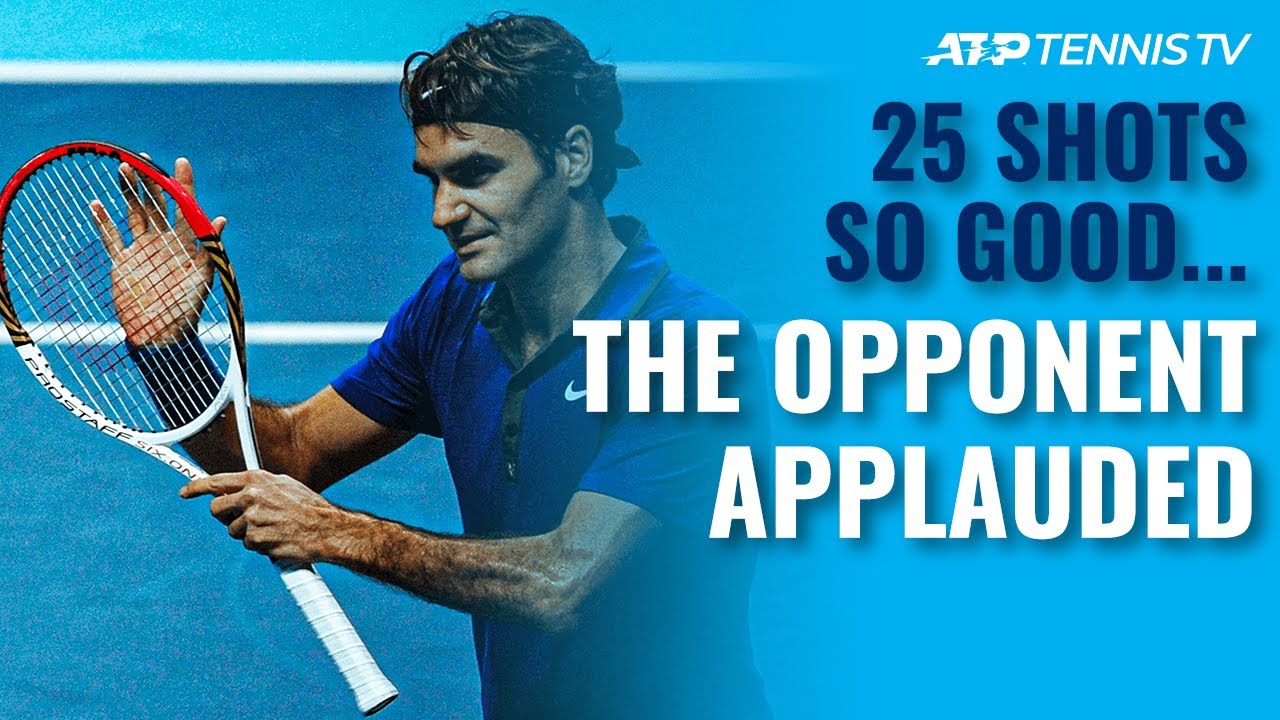 25 Unbelievable Tennis Shots That Forced a Standing Ovation 👏
