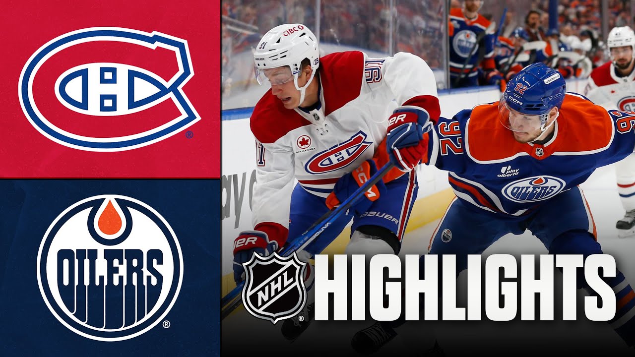 Canadiens vs Oilers Highlights: October 23, 2025 | NHL Full Match Replay & Key Moments