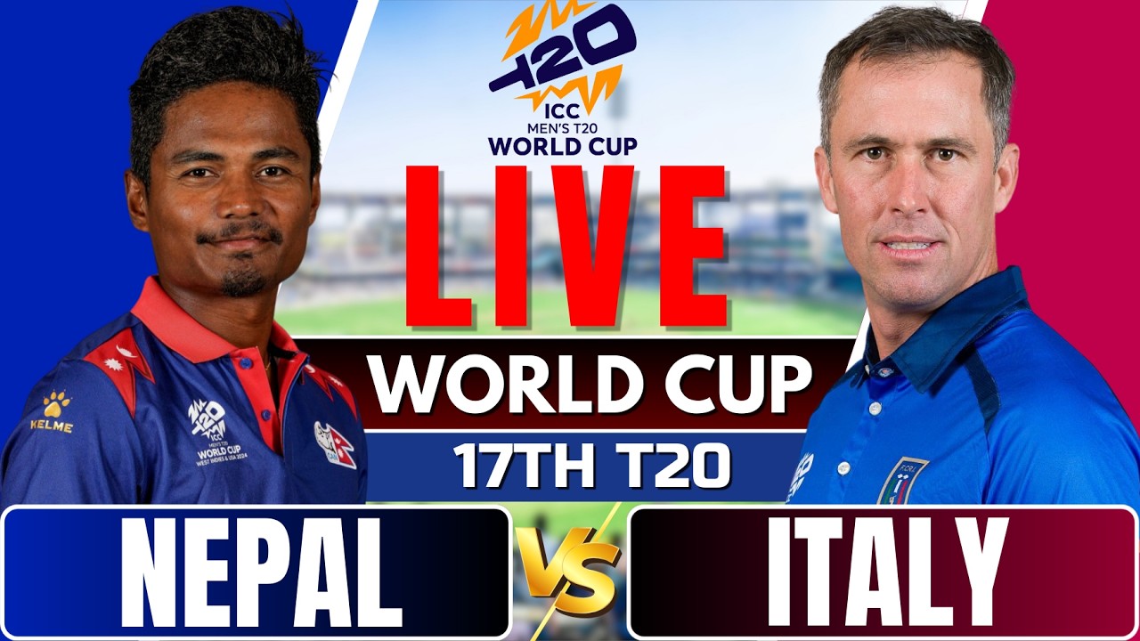 Nepal vs Italy T20 World Cup 2026 Live Score: Match Updates & Commentary | Cricket Score Today