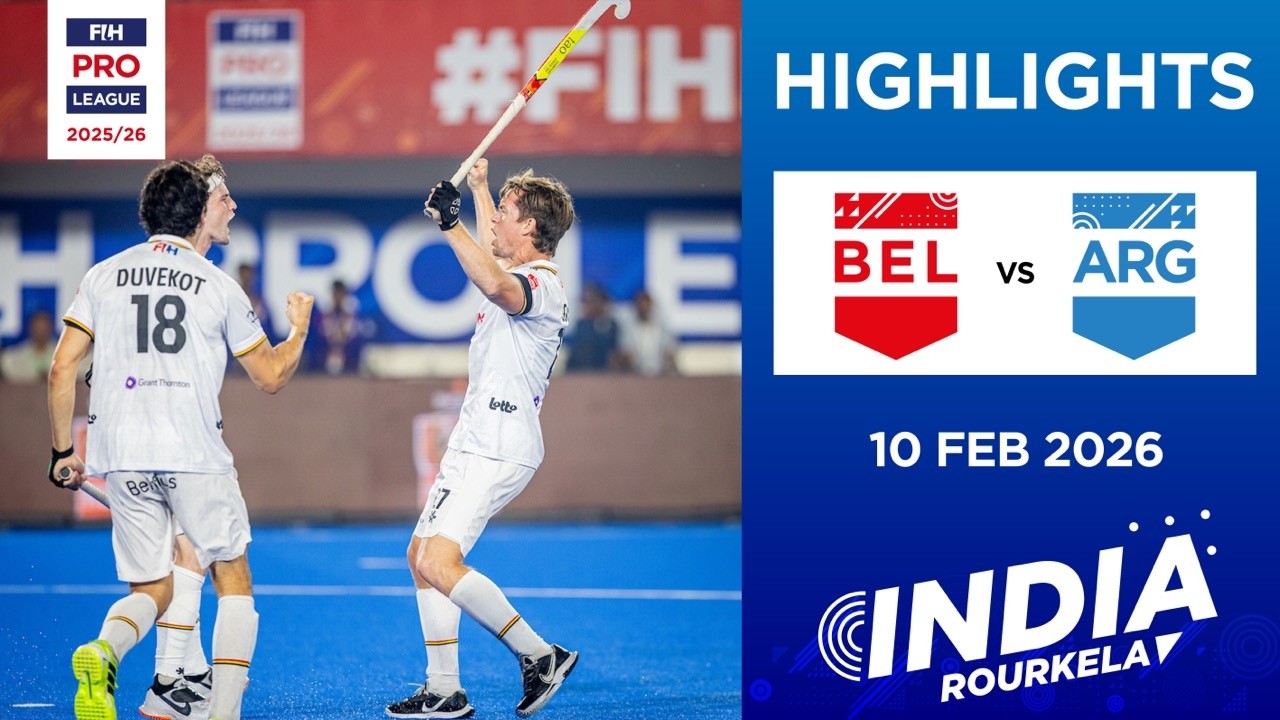 Belgium vs Argentina (M) Highlights | FIH Hockey Pro League 2026 | 10 Feb