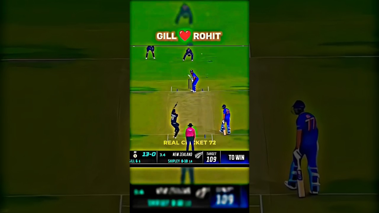 Shubman Gill & Rohit Sharma Best Batting Shots #shorts #cricketindia