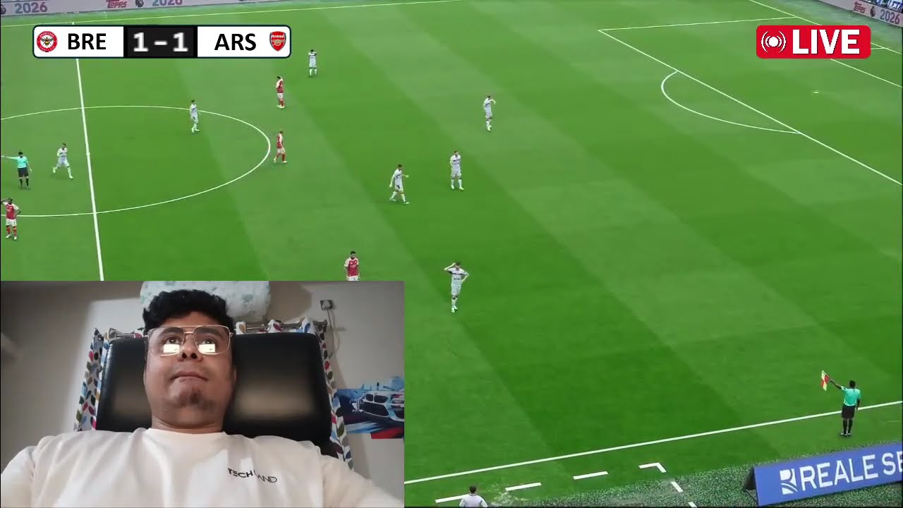 Arsenal vs Brentford Live: Premier League 2026 Full Match Score & Gameplay | eFootball PES 21 Live Stream