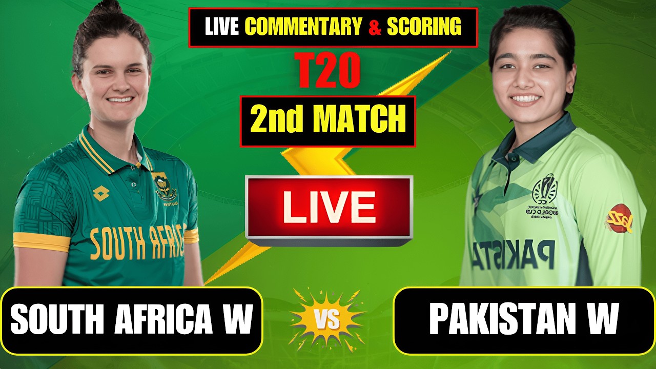 PAK-W vs SA-W Live Score: 2nd T20I 2026 Commentary & Updates | Cricket Kila