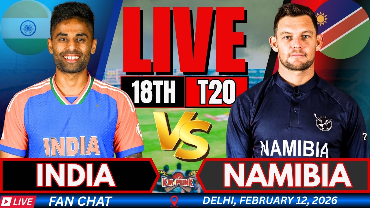 IND vs NAM Live Score Today: India vs Namibia T20 World Cup Live Commentary & Scorecard