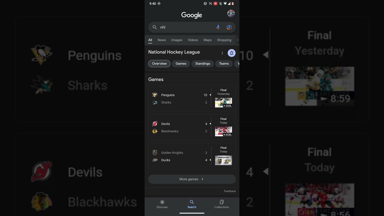Today’s NHL Scores: Live National Hockey League Results and Updates