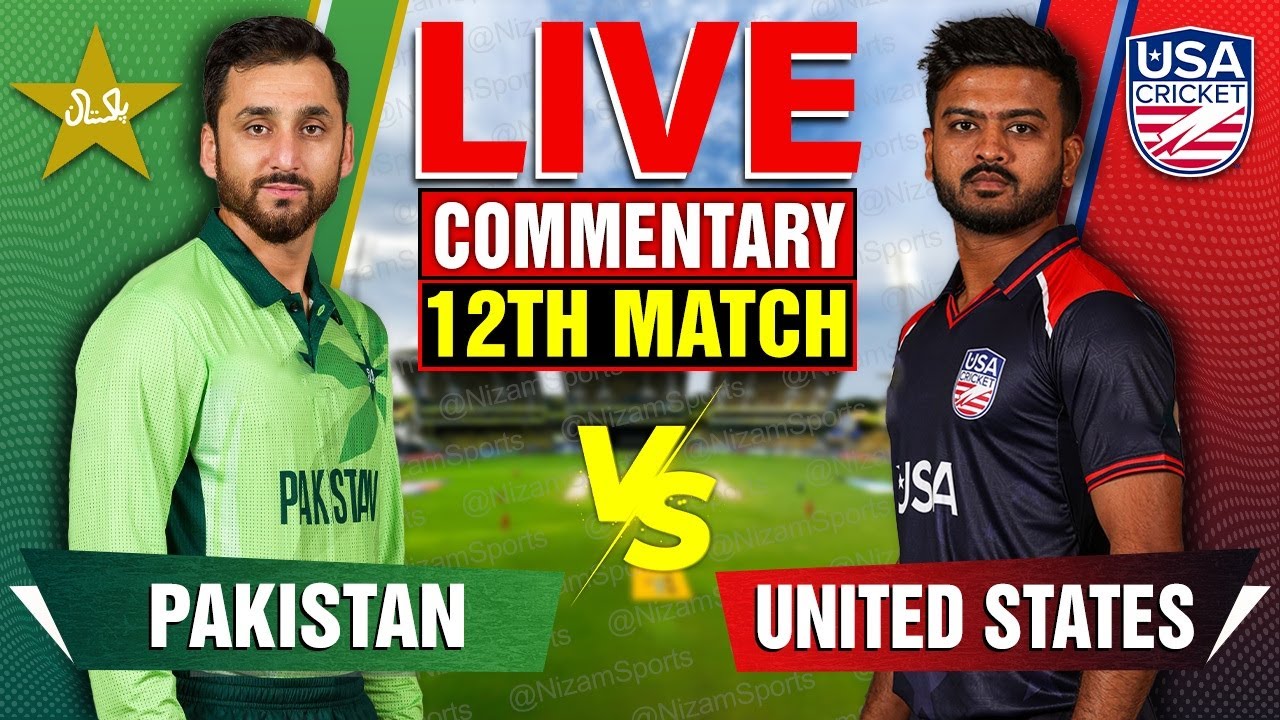 IND vs PAK Context: Pakistan vs USA Live Score & Commentary | T20 World Cup 2024 Match 12