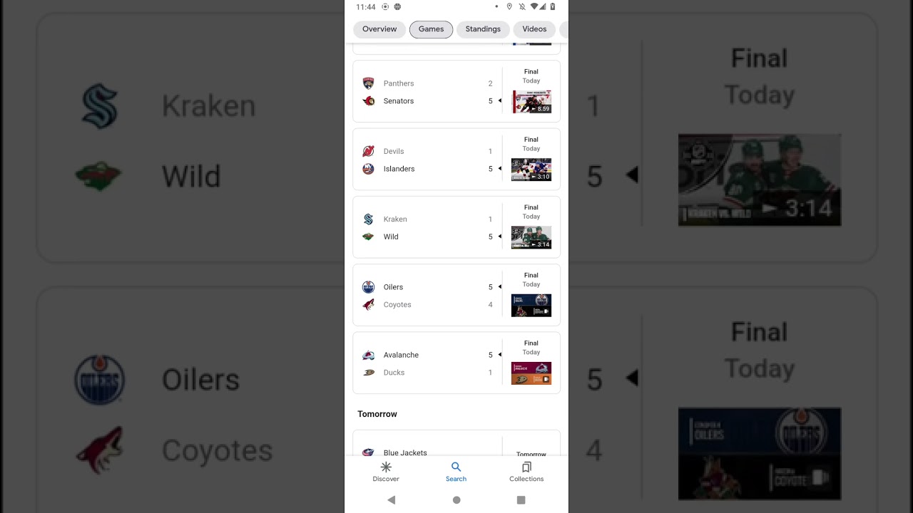 Latest NHL Scores & Hockey Results (India)