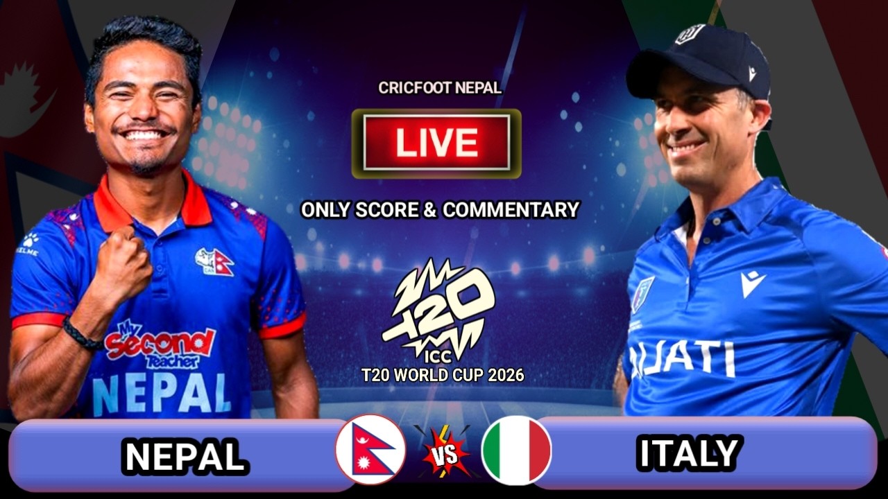 Nepal vs Italy Live Score, T20 World Cup: Ball by Ball Commentary & Updates | Cricfoot Nepal