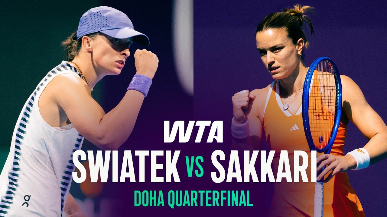 Iga Swiatek vs Maria Sakkari 2026 Doha Highlights: Full WTA Match Replay & Scoreboard